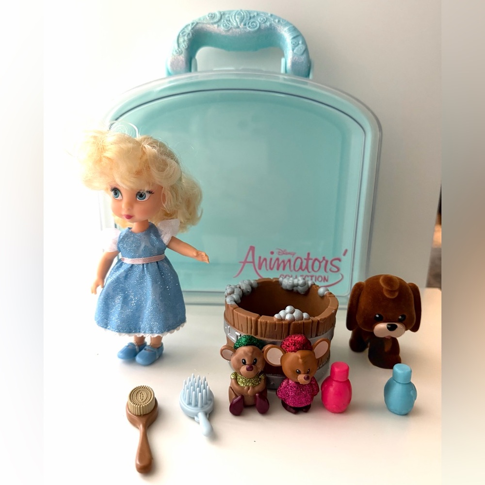 DISNEY Animators' Collection Cinderella Mini Doll Play Set